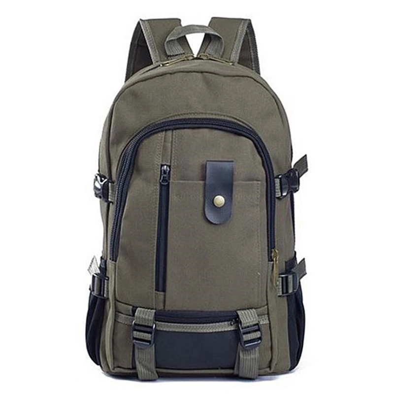 Мужской холщовый рюкзак вместительная школьная сумка взрывобезопасные