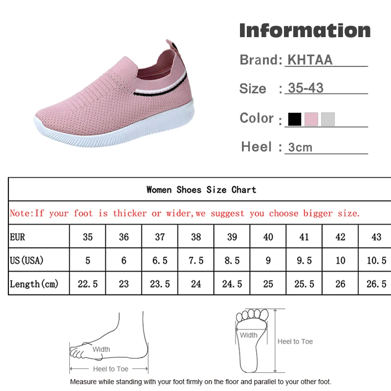 

Women Sneaker Female Air Mesh Soft Knitted Vulcanized Shoes Casual Slip On Ladies Flat Shoes Walking Footwear Dropping Shipping