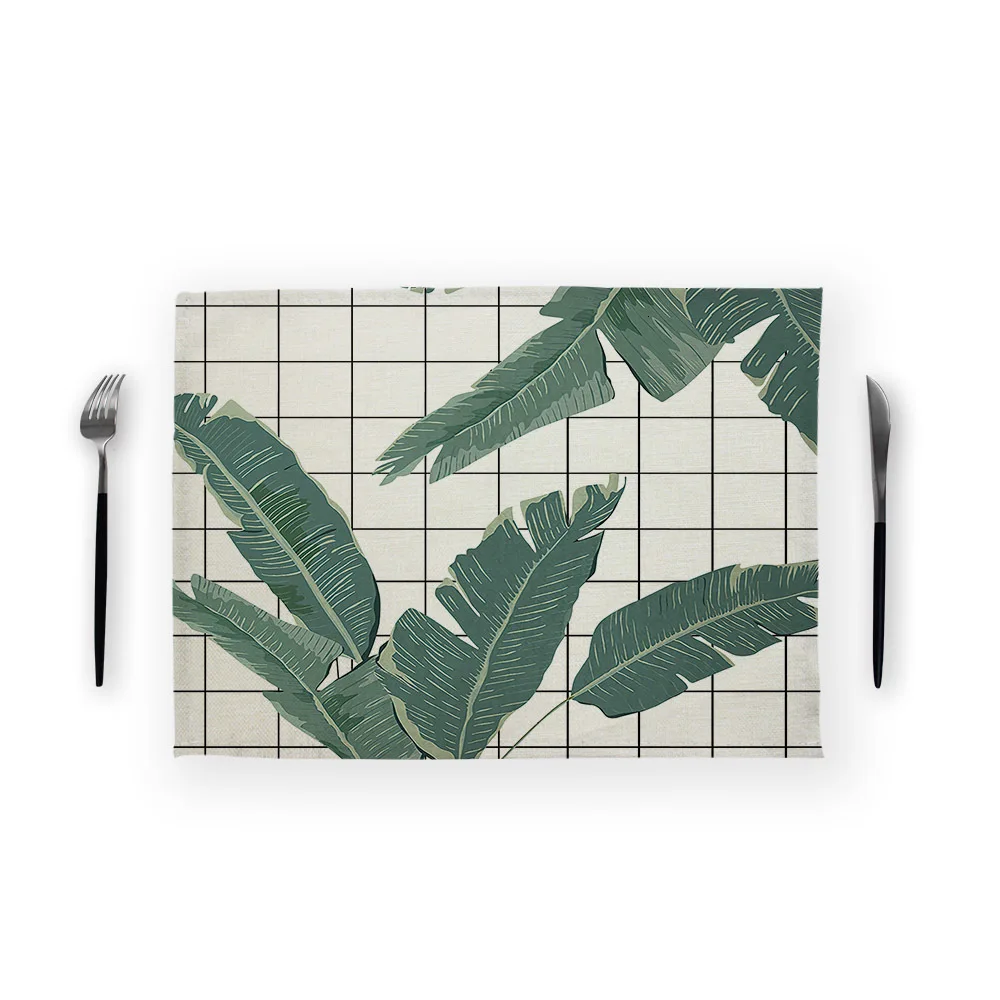 Растение Monstera Serviette De Table Fabric салфетка чайное полотенце 43*32 см льняные салфетки для свадьбы бумажная салфетка украшение дома