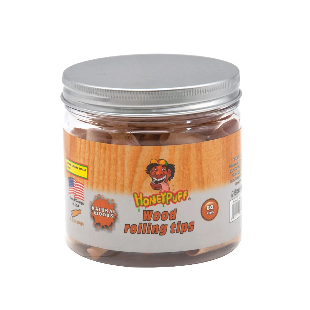 Rolling Wood Filter Tips With Natural Flavor 40MM Smoking Wooden Mouth Tip Tobacco Hand Pipe Accessories | Дом и сад