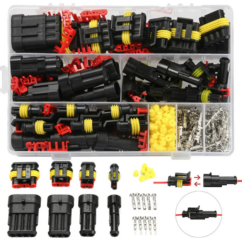 

Cable Automotive Fasteners 1-4Pin Way Terminal Blade Plastic 20*13.8*3.8cm