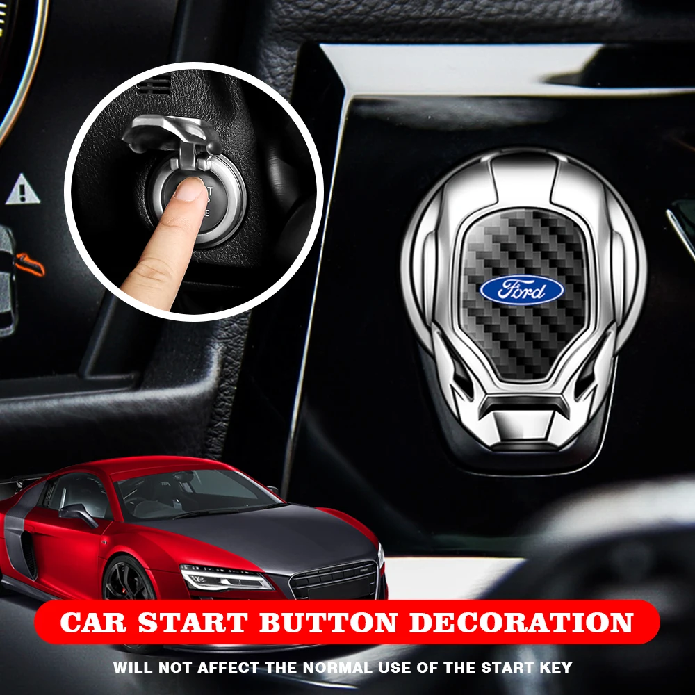 

Car Engine Start Button Replace Cover Stop Switch Accessories Car Decor For Ford Focus Fusion Escort Kuga Ecosport Fiesta Falcon