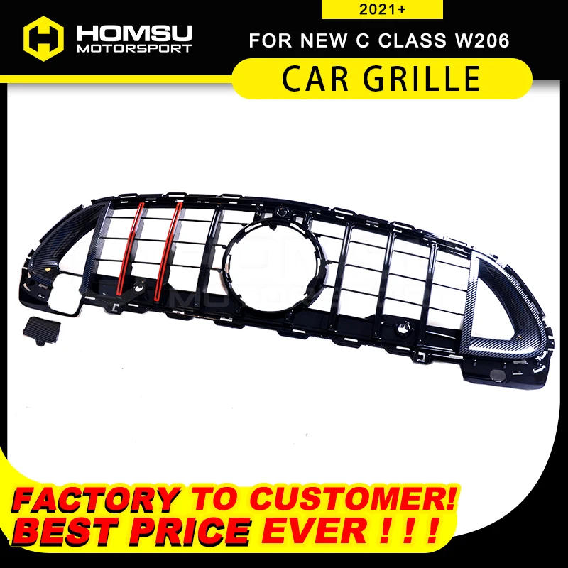 Новый год 2021 года решетка C класса W206 Gt подходит для merce C220 Класс передняя сетка из