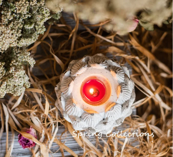 Элегантный Подсвечник для чая в форме лотоса 11 Х9 см | Дом и сад