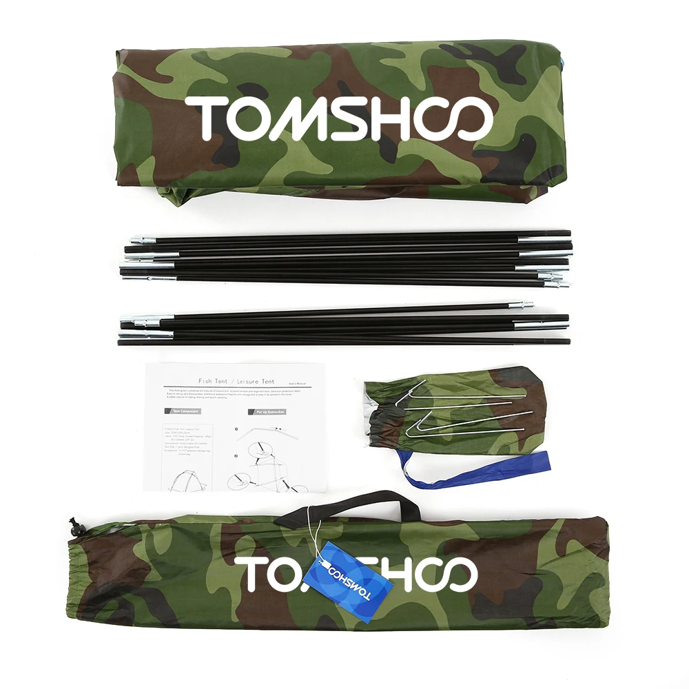 TOMSHOO Открытый спортивный тент для рыбалки пикника пляжный парк Namiot Barraca ткань