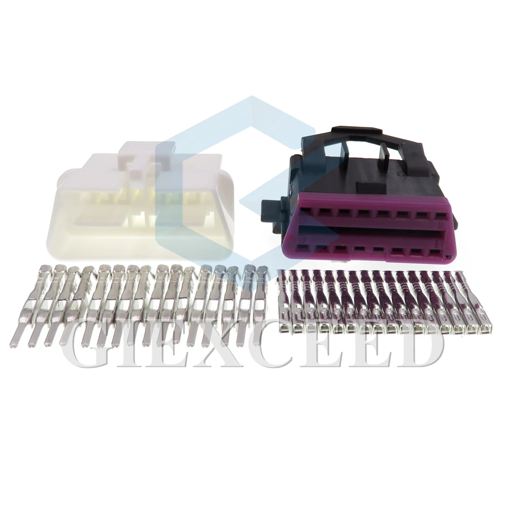 

16-контактный автомобильный диагностический разъем OBD 3A0972695A, разъем жгута проводов для VW Audi