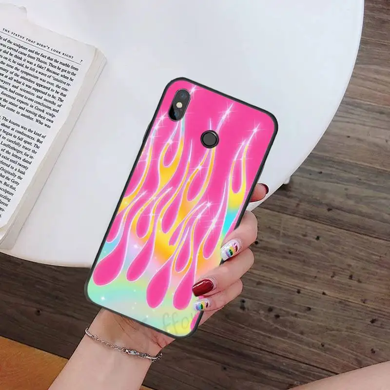

flame painting pattern high quality Phone Case For Xiaomi Redmi note 7 8 9 t k30 max3 9 s 10 pro lite