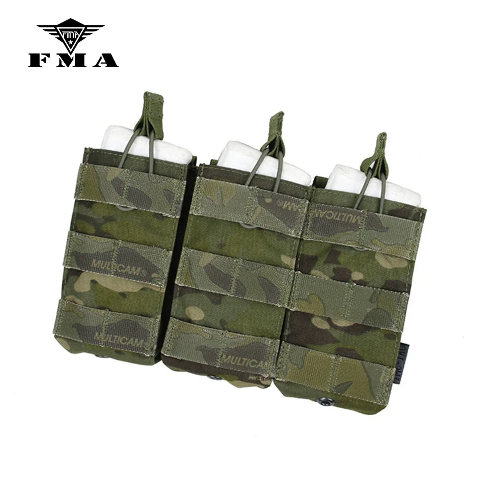 Тактические Чехлы FMA TMC тройная сумка для магазина Molle 556 Тактическая Военная