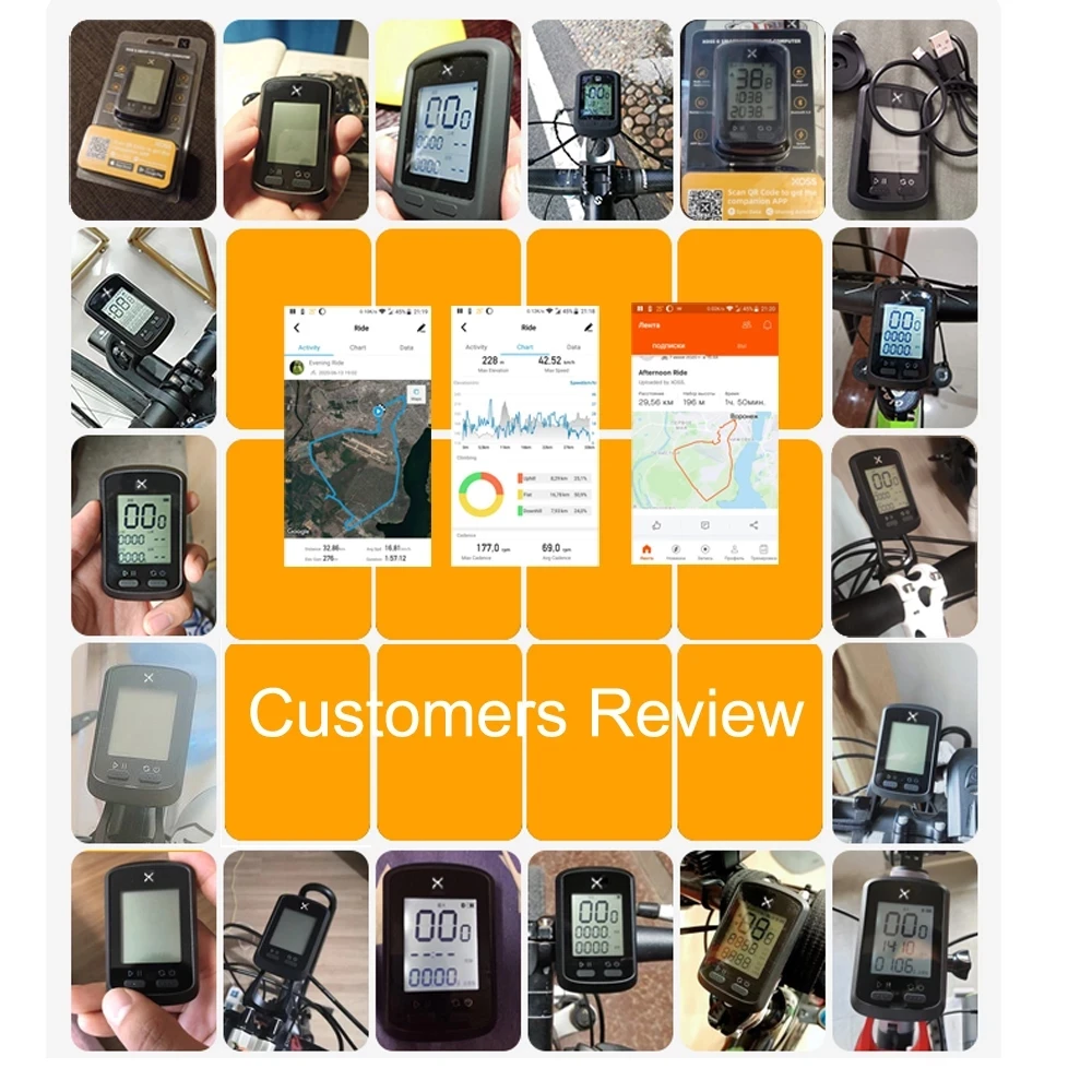 Беспроводной велосипедный Спидометр XOSS G + GPS ANT умный датчик частоты