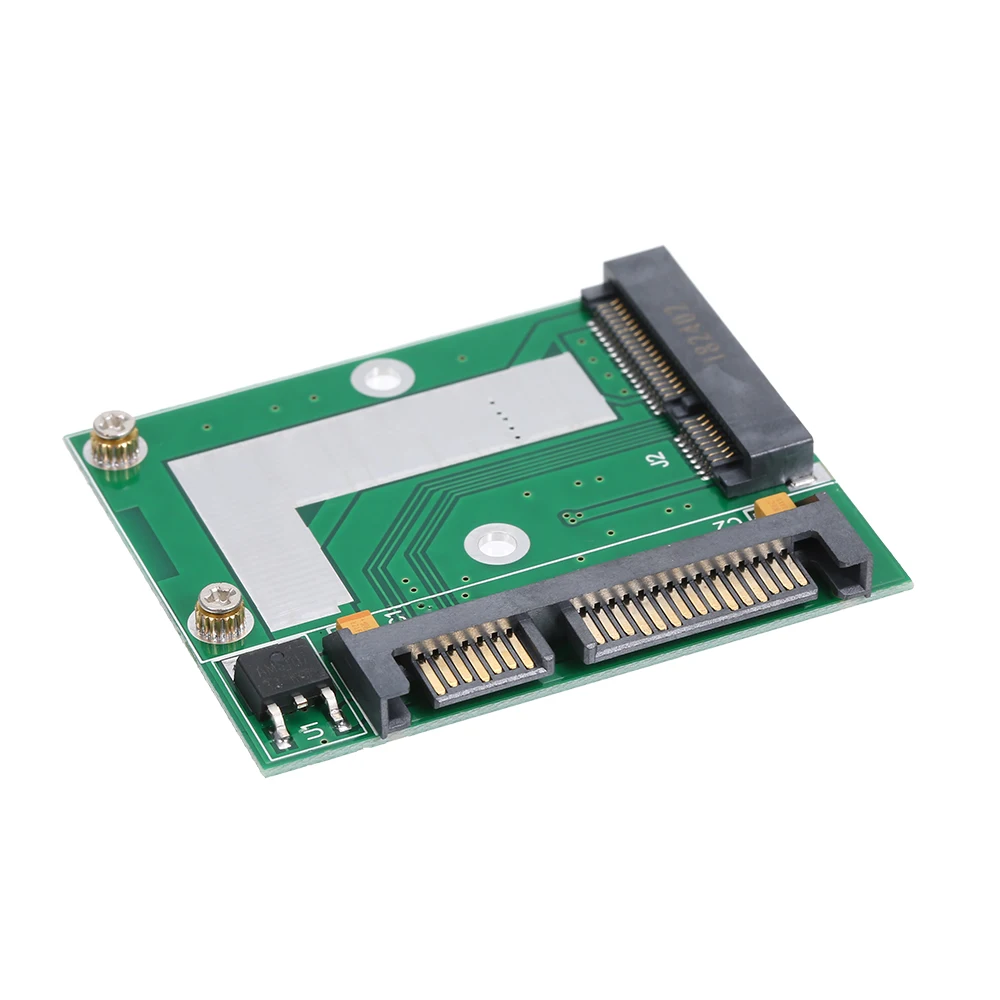 Половина высоты mSATA Mini PCI e SSD до 2.5in SATA3 интерфейс конвертер адаптер