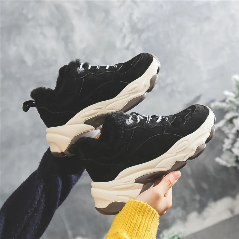 Обувь для папы Новинка 2019 года сезон осень зима Бархатные Теплые повседневные