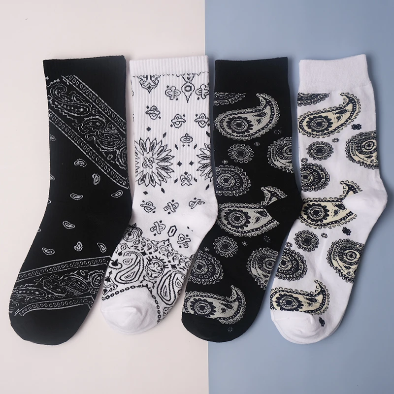 

Носки мужские хлопковые, с принтом, 4 пары/1 партия