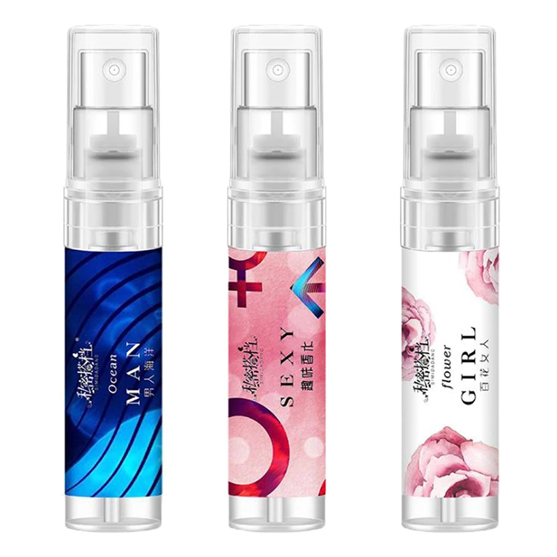 

3ml Pheromone Perfume For Men And Women Atomizer Bottle Fashion Lady Female Parfum Long Lasting Flower Fragrance Deodorant
