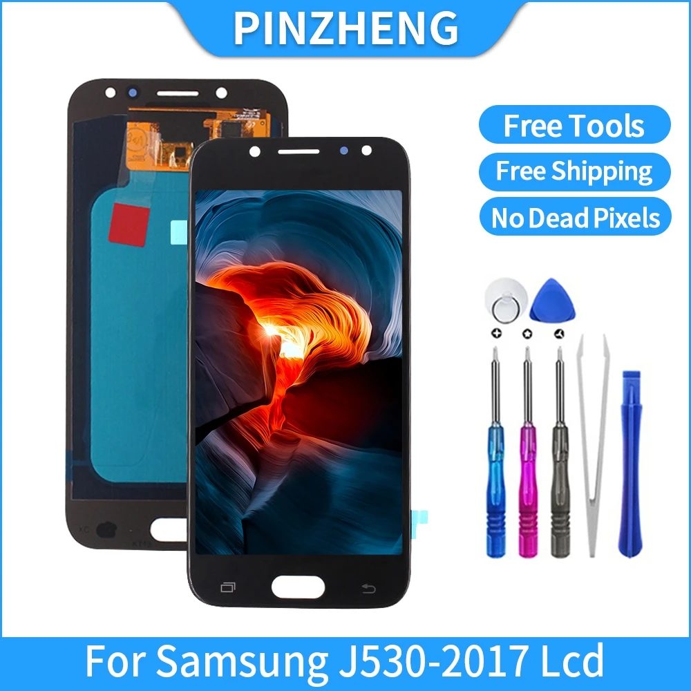 PINZHENG 100% Оригинальный ЖК дисплей для Samsung Galaxy J5 2017 J530 J530F OLED сенсорный экран