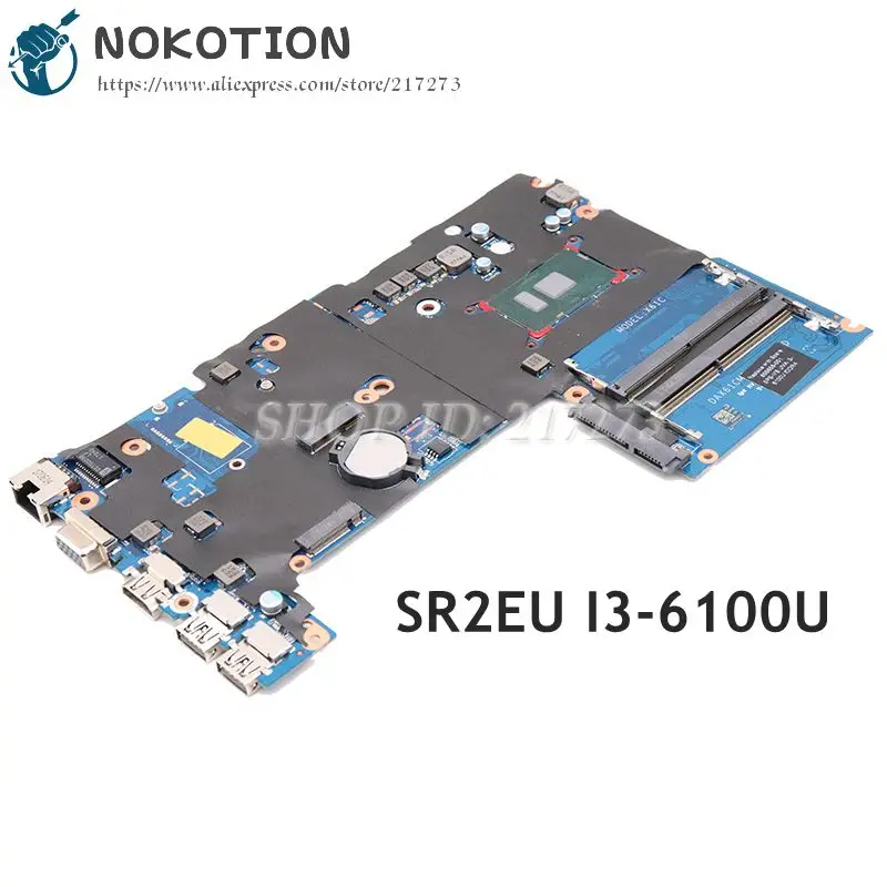 

NOKOTION 855655-001 855655-601 for HP Probook 430 G3 440 G3 laptop motherboard DAX61CMB6D0 DAX61CMB6C0 DDR4 SR2EU I3-6100U CPU