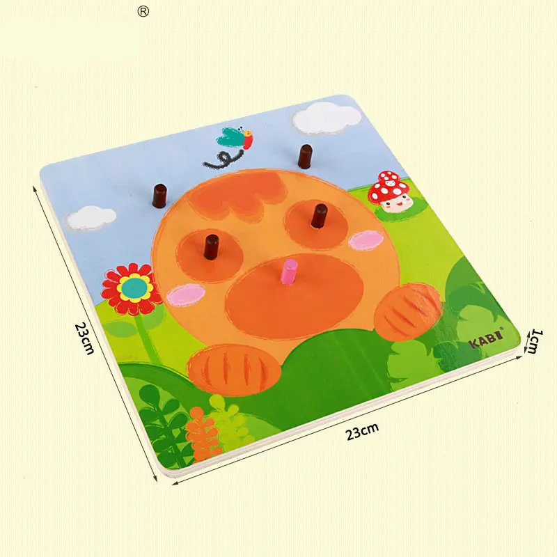 8 шт. Мультяшные животные меняющие лица пазлы деревянные игры раннее образование