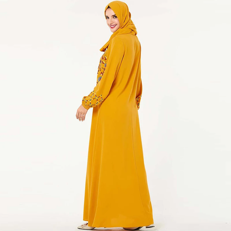 Мусульманское платье мусульманская Турция модная юбка для кормящих Дубай стиль