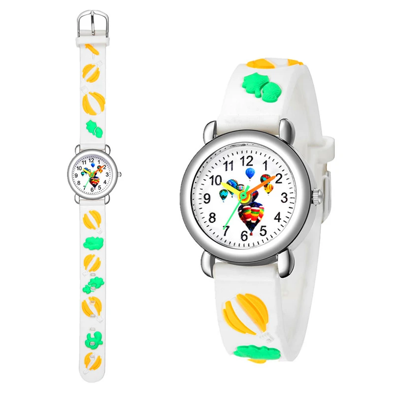 Хит продаж воздушный шар сплав циферблат детские часы милые для девочек подарок