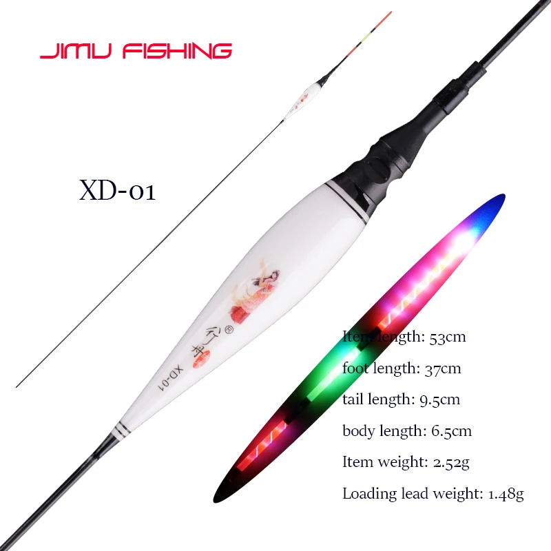

Luminous Fishing Floats Shallow Water Lead Drifting Buoy Composite Nano Fresh Water Bobber Electric Carp Fishing Tools Tackle