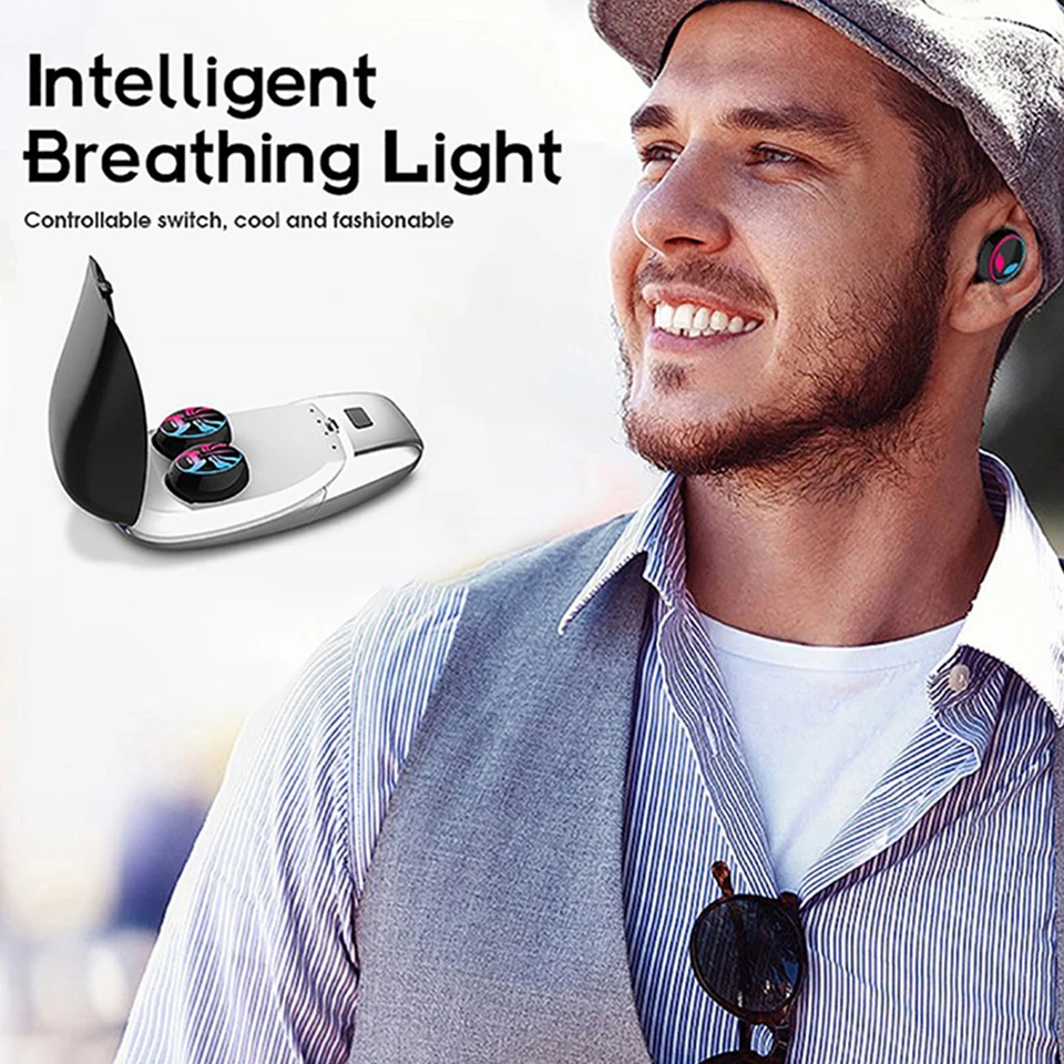 TWS Беспроводная bluetooth гарнитура 5 0 Стерео шумоподавление игровая IPX7