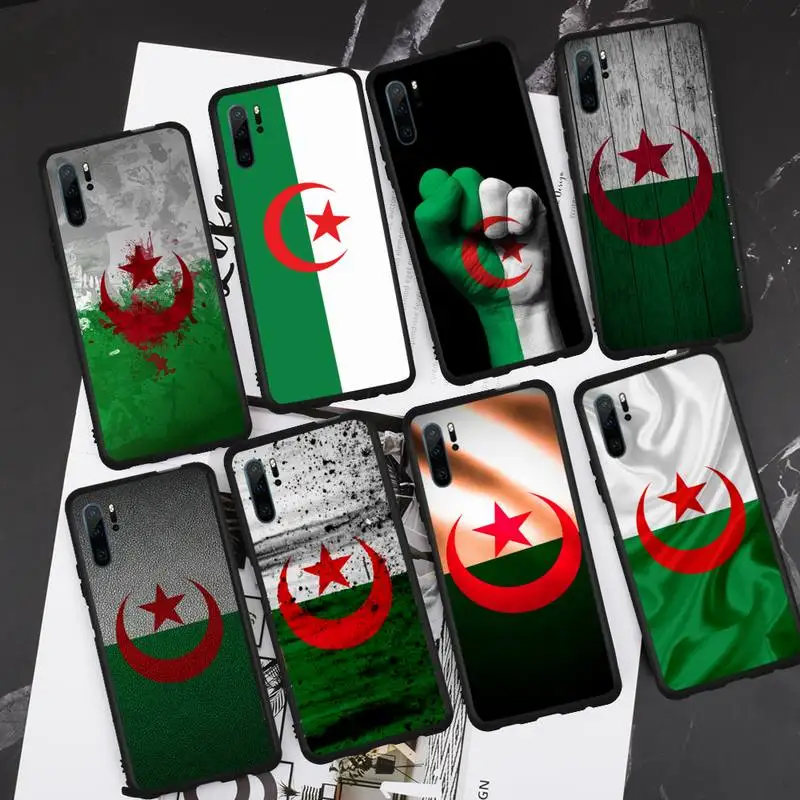 

Algeria National flag Phone Case For Huawei honor Mate P 9 10 20 30 40 Pro 10i 7 8 a x Lite nova 5t Soft Silicone Shell Cover