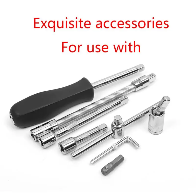 

53pcs/set Car Repair Tool Set Combination Tools Wrench Spanner Socket Screwdriver Ratchet Wrench Batch Head Pawl Auto Parts