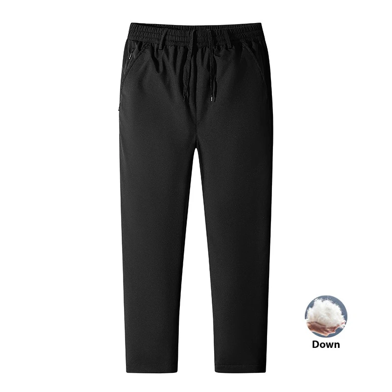 

Down Hiking Pants Men Winter Windproof Waterproof Camping Fishing Trousers Outdoor Sport Trekking Climbing Skiing Down Pants