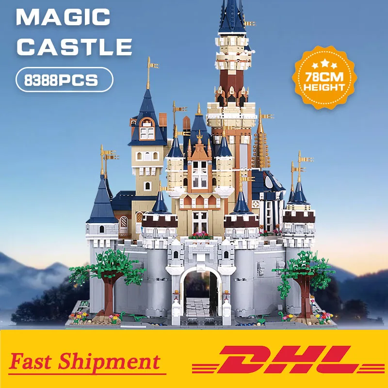 DHL новая форма король бренд Золушка Принцесса замок город набор строительный