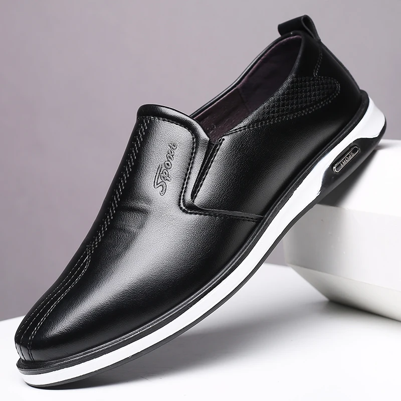

Mens Shoes Outdoor Male loafers Walking Brand Sneakers Men Casual Shoes Leather Shoes