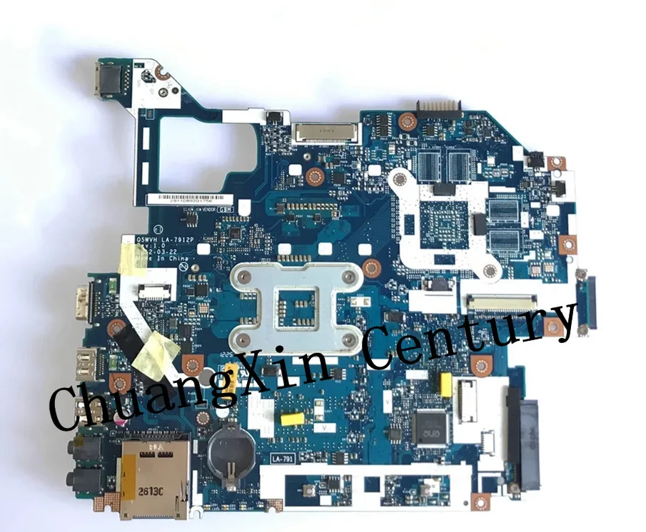 Для Acer aspire Q5WVH LA-7912P E1-571G V3-571G V3-571 материнская плата NBC0A11001 HBY111100 SLJ8E/SLJ8C HM77 DDR3 100%