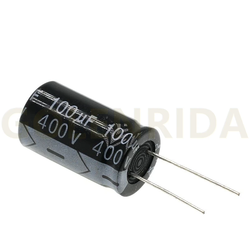 2PCS Electrolytic capacitor 400V100uF 18*30mm aluminum electrolytic 100uf 400v | Электронные компоненты и