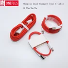 Оригинальный красный зарядный кабель 35 см100 см200 см 4A Usb 3,1 Type C Oneplus 6, кабель для приборной панели A Plus 7 7t 6T 5 t 3 t