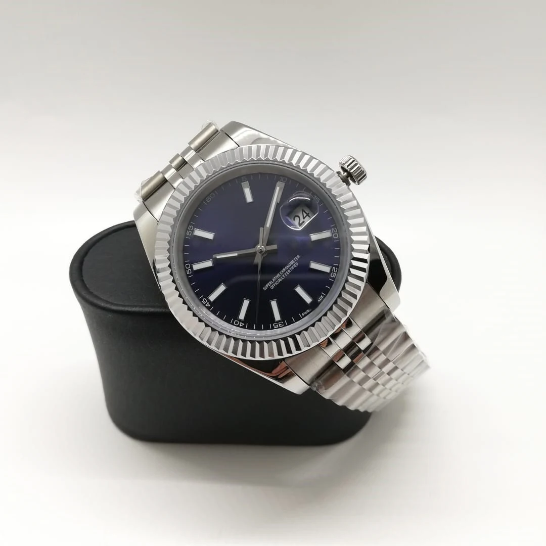 

Mens Automatic Watch Mechanical Sapphire Glass Jubbile Stainless Steel Luminous Waterproof Man Watches