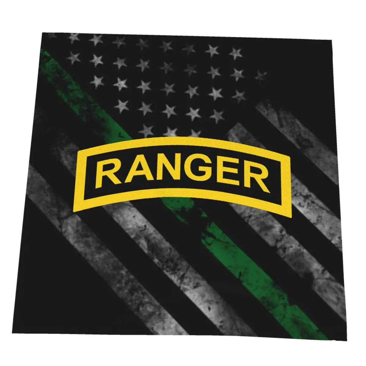 

US Army Retro Ranger Tab Microfiber Cleaning Cloth Kitchen Towels Wipe Wine Napkins Car Window Clean Rags Dish Tea Towel Home