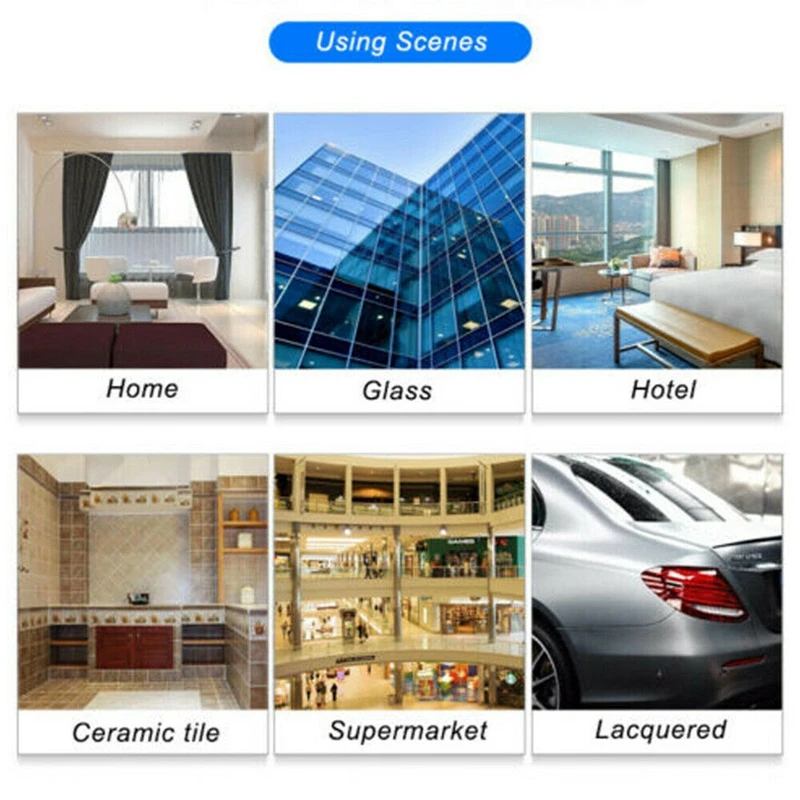 

25-45cm Window Glass Cleaning Squeegee Blade Wiper Cleaner Home Shower Bathroom
