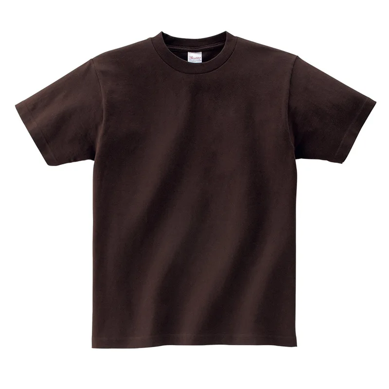 

Cotton round collar short sleeve T-shirt male cotton