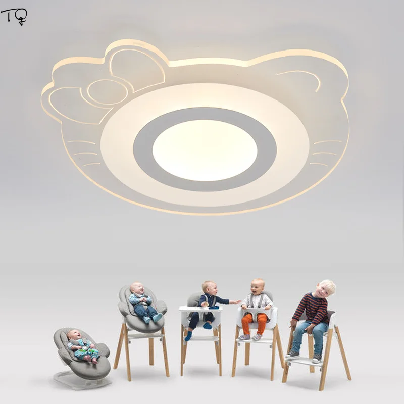

Kids Room Light Lovely Cute Cat Led Ceiling Lamp Cartoon Modern Minimalist Creative Study Bedroom Bedside Corridor Light Fixture
