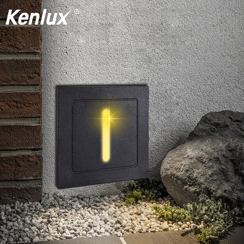 Утопленный светодиодный светильник для лестницы уличная комнатная настенная