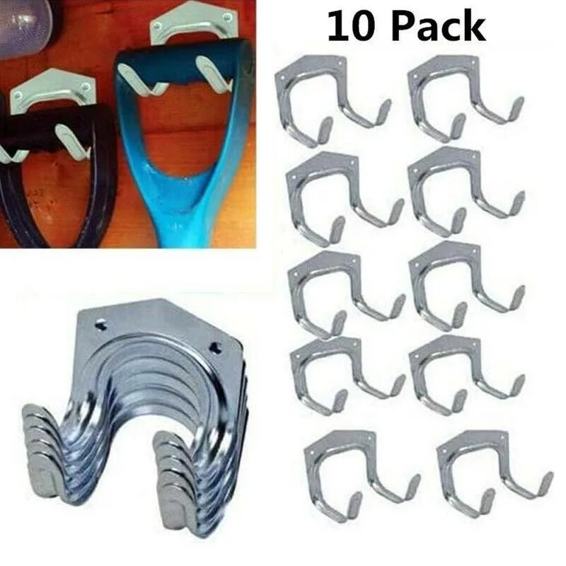 

10Pcs/Set Tool Hanger Hook Set Tools For Hanging Garages Hanging Brackets Steel Home Kitchen Cabinet Wall Door