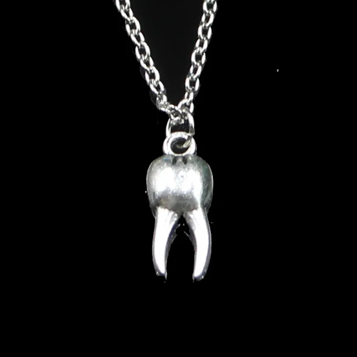 20 шт. 20*8 мм зуб зомби зубы молярное ожерелье Короткие Длинные DIY кулон ручной