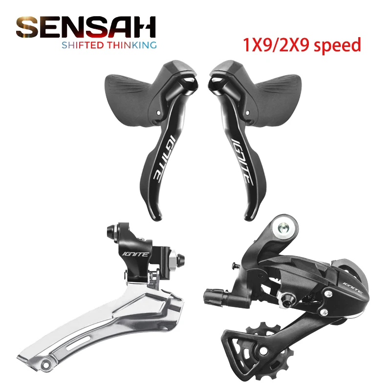 Переключатель скоростей для велосипеда Sensah 1x9/2x9|Велосипедный переключатель| |