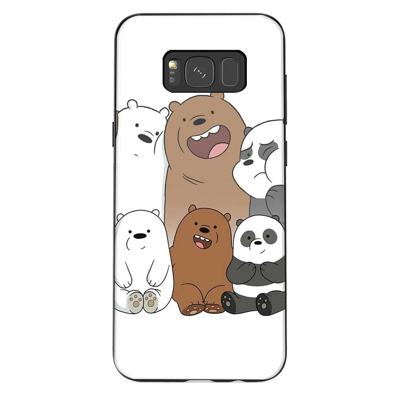Чехол для телефона samsung M10 M20 M30 M40 S6 S7 край S9 S8 S10 S10E Plus Note 8 9 10 мультфильм Голые