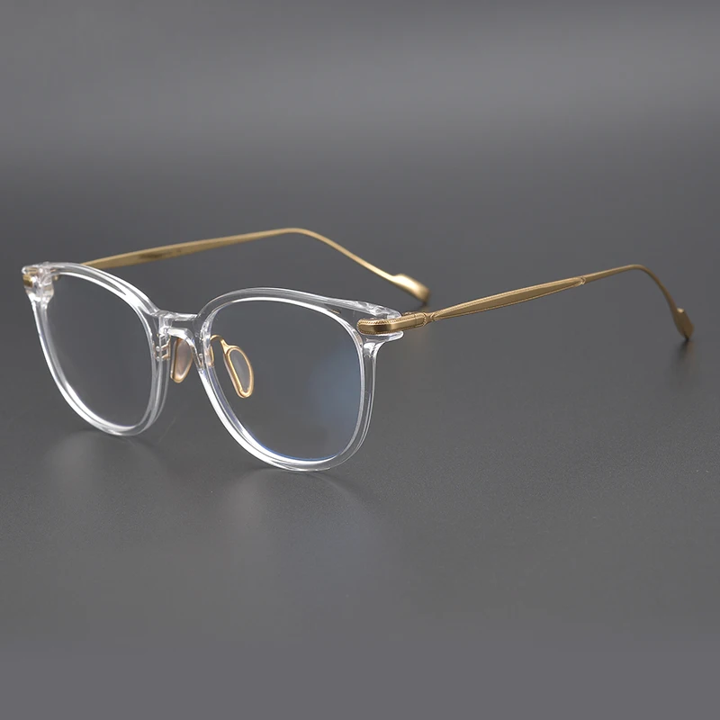 Прозрачная ацетатная оправа для очков женские винтажные Роскошные Брендовые