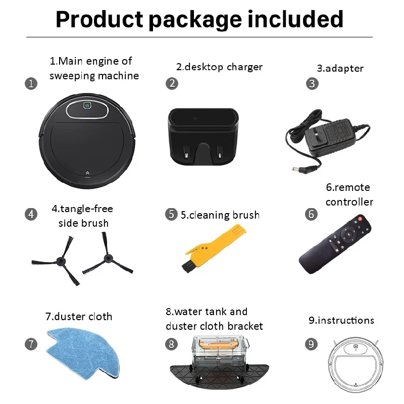 Робот пылесос 4000 па с управлением через приложение|Пылесосы| |