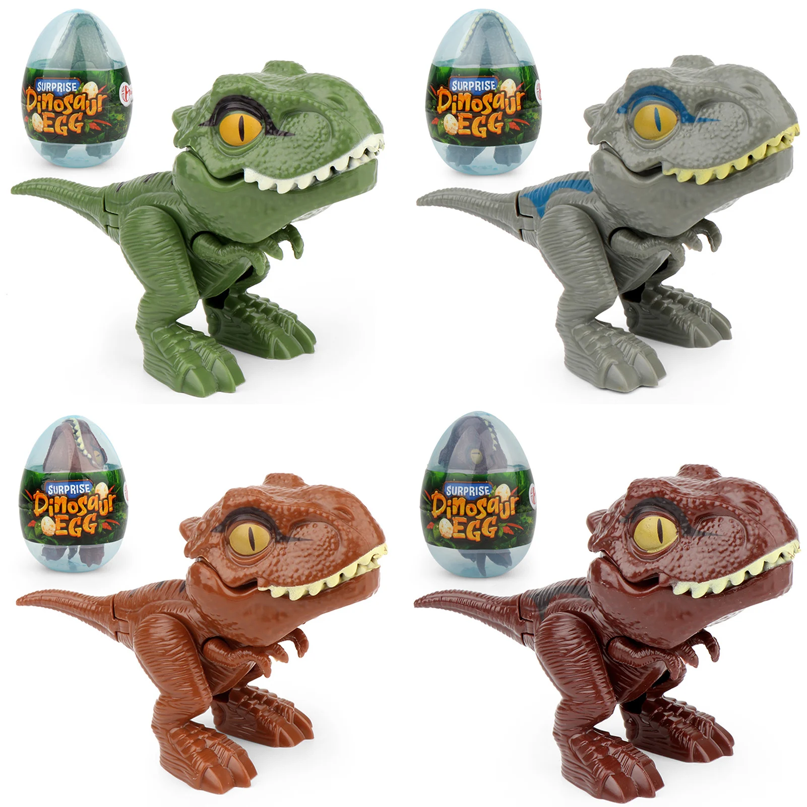 

Finger Dinosaur Egg Toy Action Figures PVC Creative Tricky Tyrannosaurus Animal Model Dinosaur Toy Children's Gifts
