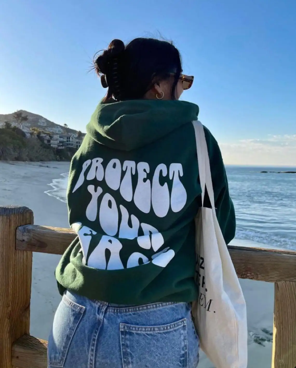 Ladies Jacket Vintage Winter Y2K Clothes High Street Sweatshirt Tumblr Green Sports Oversized Hoodie Skull | Женская одежда