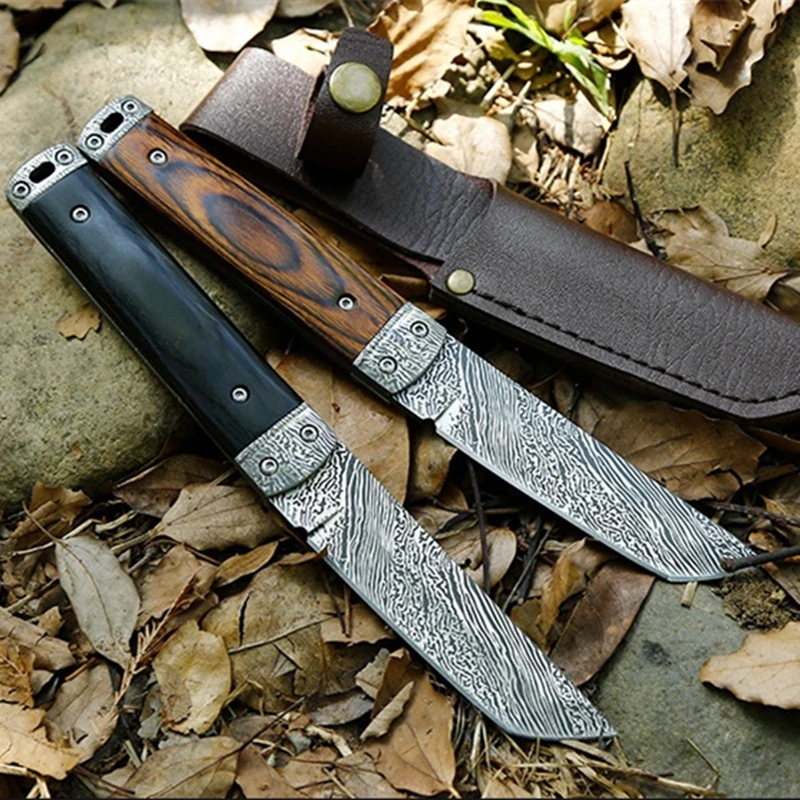 Практичный уличный инструмент 5Cr13Mov небольшой прямой тактический нож высокой