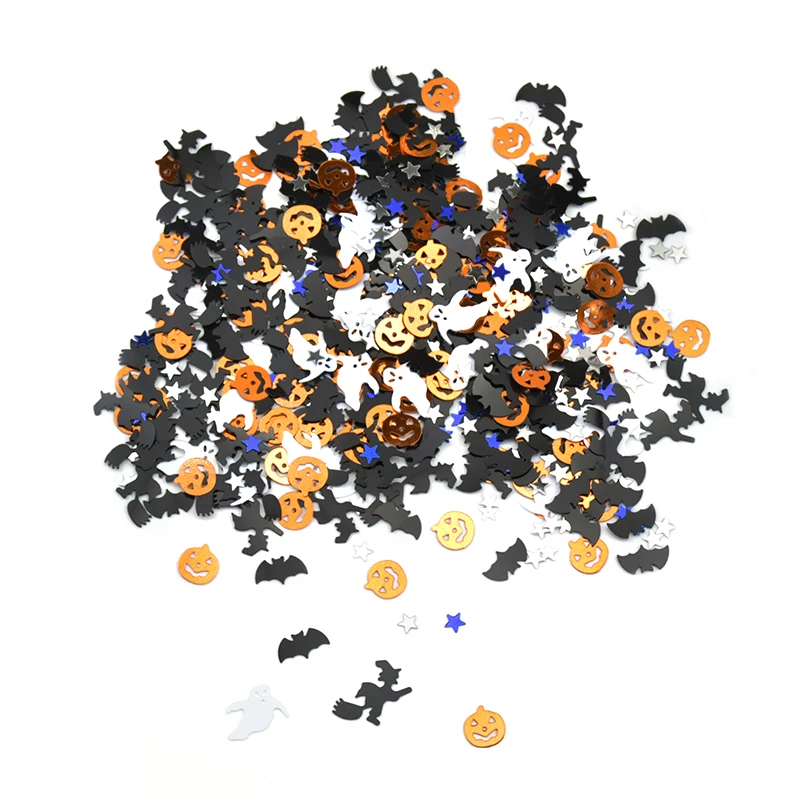 Украшение для стола на Хэллоуин спутанные конфетти тыква паук паутина ведьма