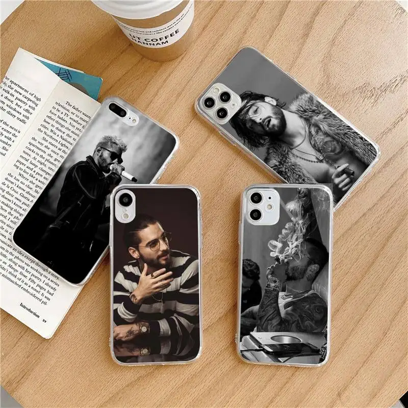 

Maluma Colombian singer-songwriter Phone Case Transparent soft For iphone 12 11 13 7 8 6 s plus x xs xr pro max mini