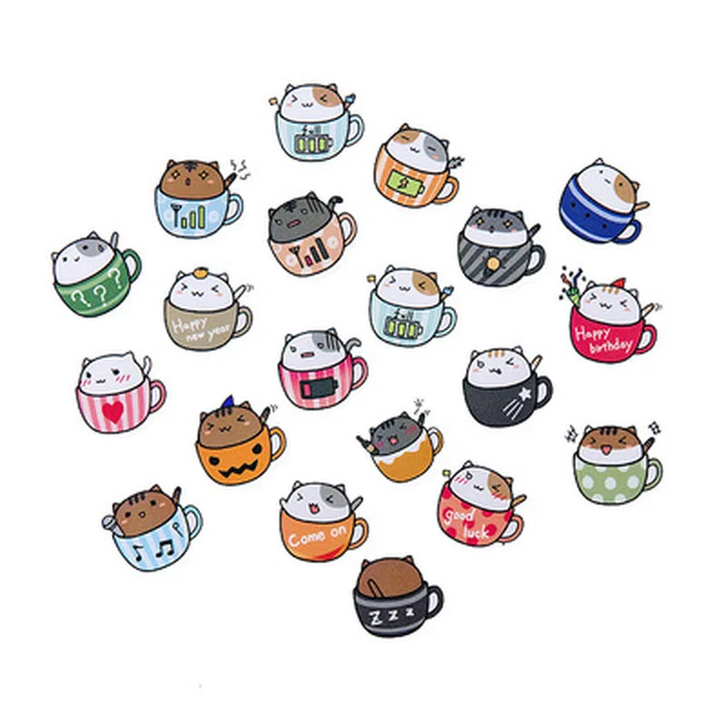 Наклейка с суккулентами новинка стационарные наклейки милые для учеников